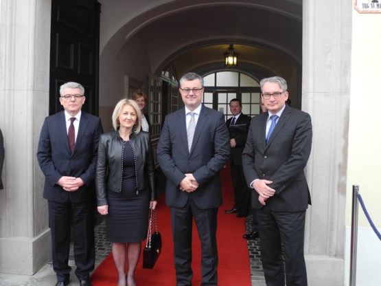 Чланови Колегијума Представничког дома разговарали са са члановима Владе и министром спољних и европских послова Р Хрватске